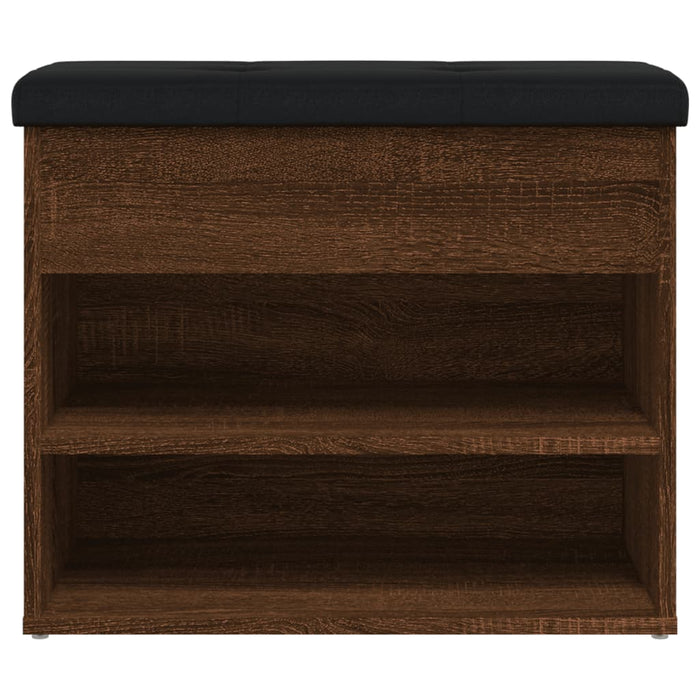 Panca Porta Scarpe Rovere Marrone 62x32x50cm Legno Multistrato 835102