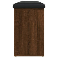 Panca Porta Scarpe Rovere Marrone 102x32x50cm Legno Multistrato 835116