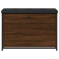 Panca Portascarpe Cassetto Ribaltabile Rovere Marrone 82x32x56 835126