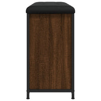 Panca Portascarpe Cassetto Ribaltabile Rovere Marrone 82x32x56 835126