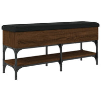 Panca Porta Scarpe Rovere Marrone 102x35x45cm Legno Multistrato 835181