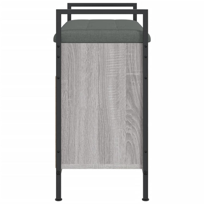 Panca Porta Scarpe Grigio Sonoma 65,5x32x57,5 cm 835205