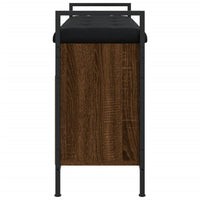 Panca Porta Scarpe Rovere Marrone 85,5x32x57,5 cm 835211