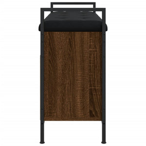 Panca Porta Scarpe Rovere Marrone 85,5x32x57,5 cm 835211
