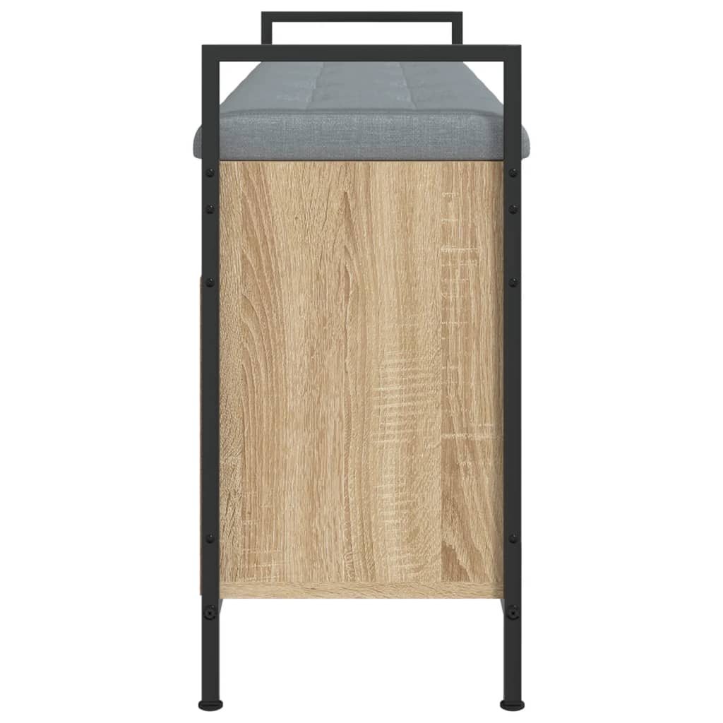 Panca Porta Scarpe Rovere Sonoma 105,5x32x57,5 cm 835213