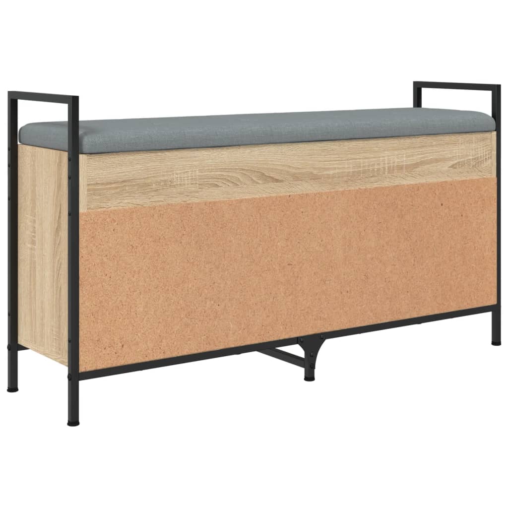 Panca Porta Scarpe Rovere Sonoma 105,5x32x57,5 cm 835213