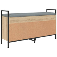 Panca Porta Scarpe Rovere Sonoma 105,5x32x57,5 cm 835213