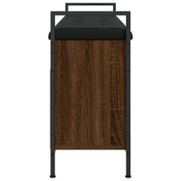 Panca Porta Scarpe Rovere Marrone 105,5x32x57,5 cm