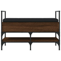 Panca Porta Scarpe Rovere Marrone 85,5x42x57,5 cm 835233