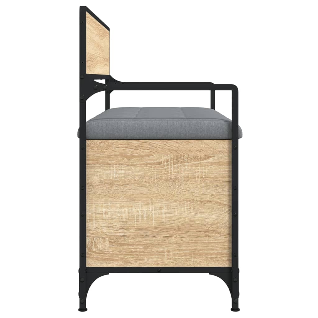 Panca Portaoggetti Rovere Sonoma 85,5x42x73,5 cm Multistrato 835235