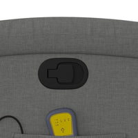 Poltrona reclinabile massaggiante in tessuto grigio scuro 3205417