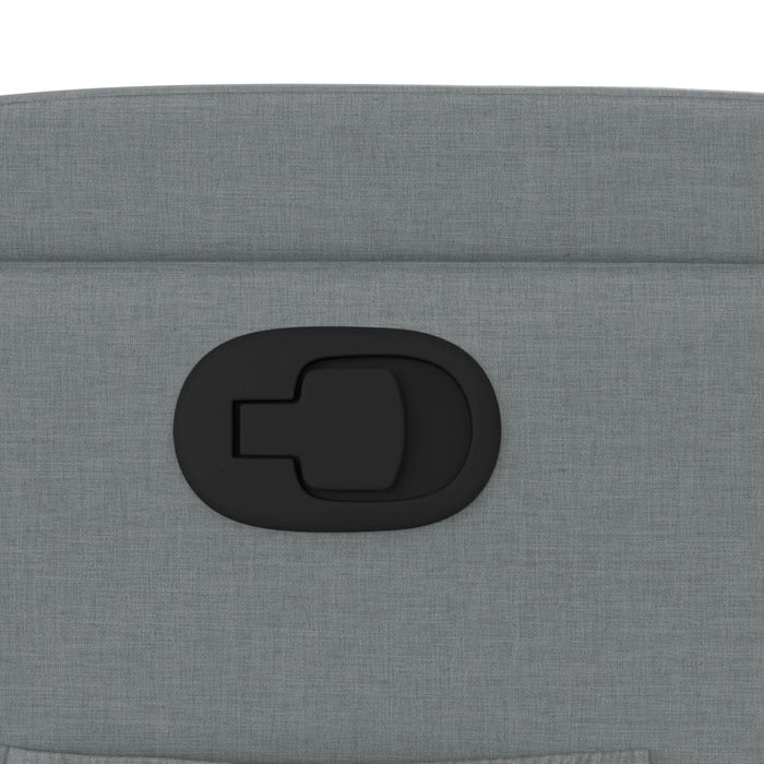 Poltrona reclinabile in tessuto grigio chiaro 3205508