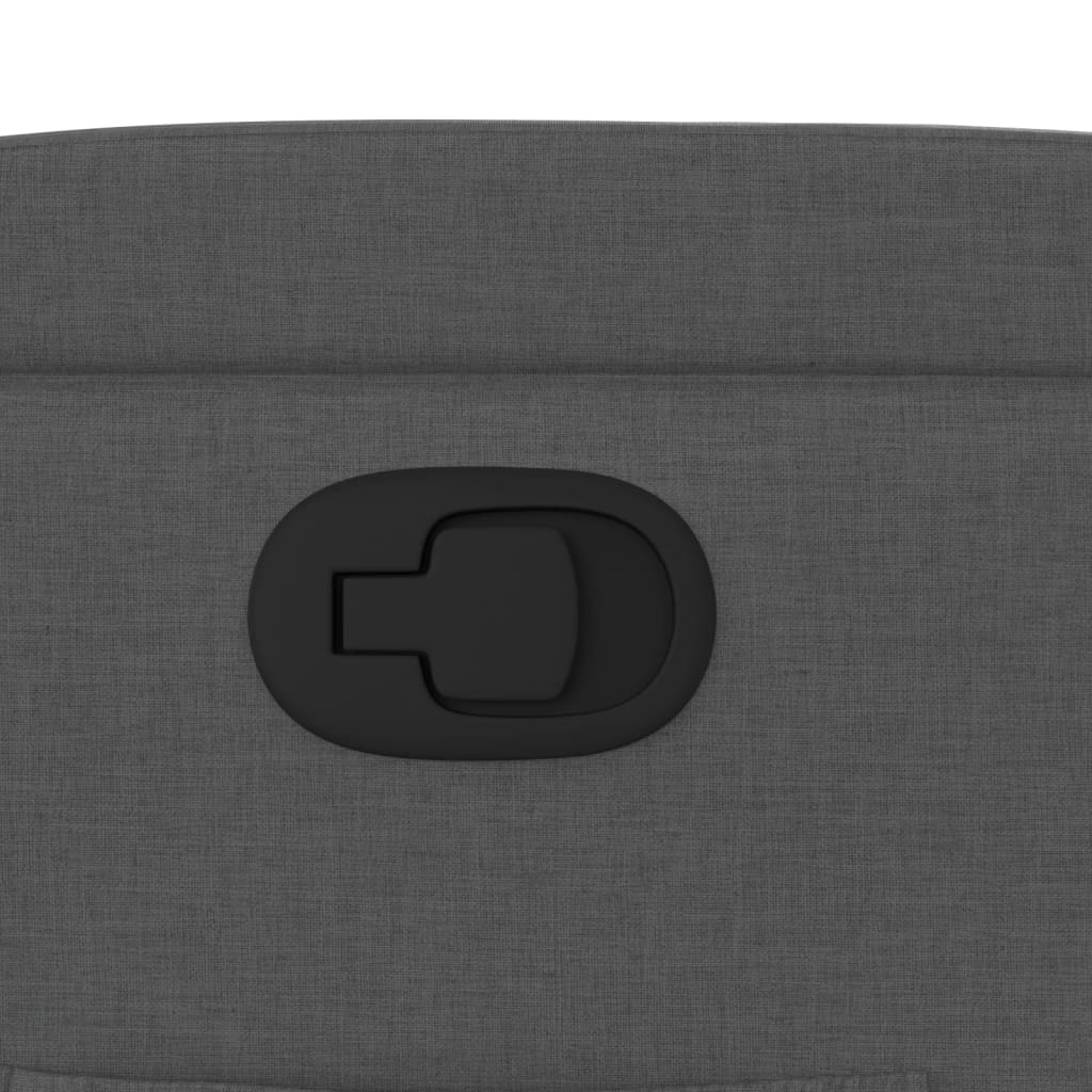 Poltrona reclinabile in tessuto grigio scuro 3205509