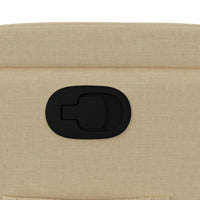 Poltrona reclinabile in tessuto color crema 3205511