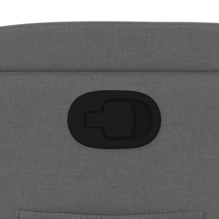 Poltrona reclinabile in tessuto grigio scuro 3205565
