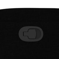 Poltrona reclinabile in tessuto nero 3205610