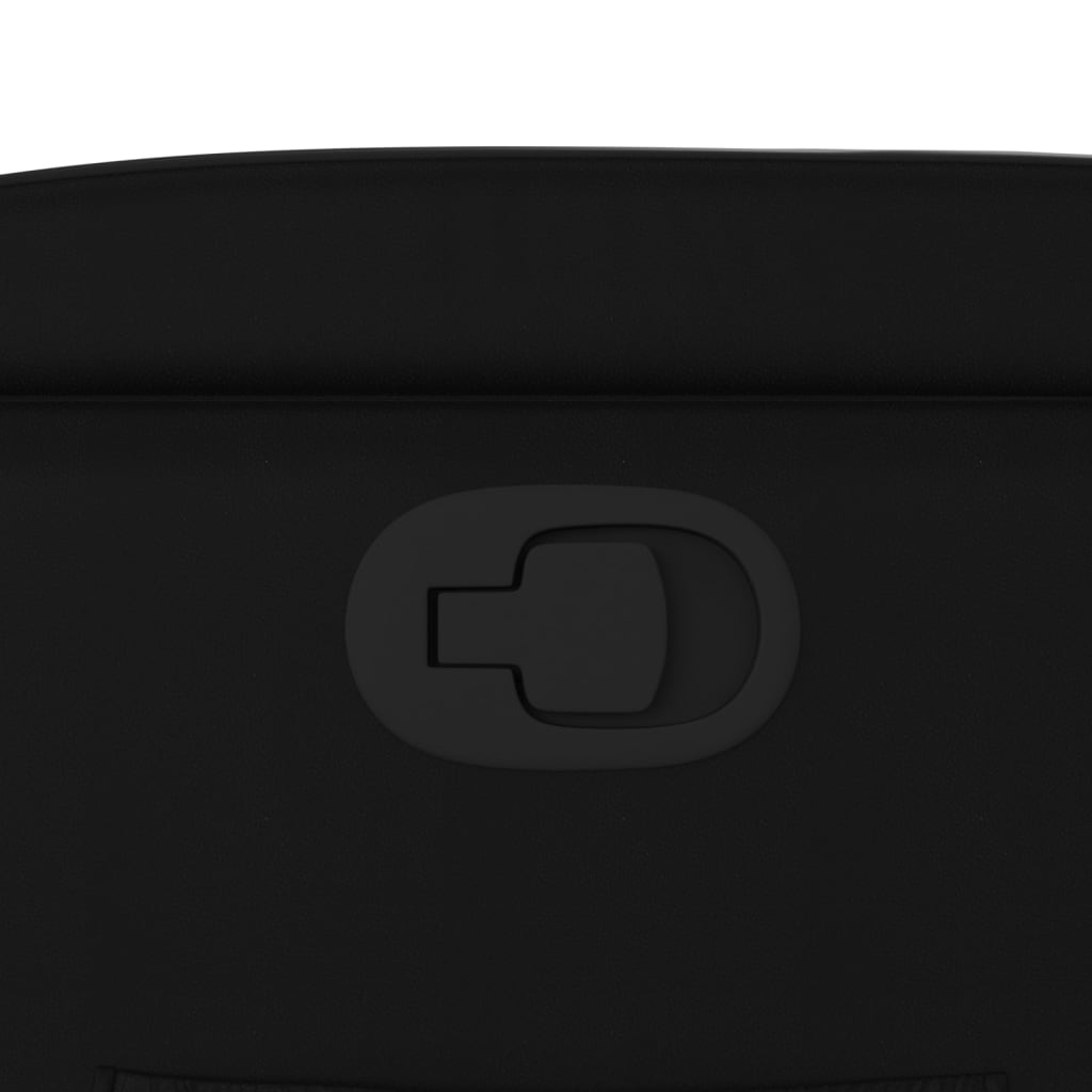 Poltrona reclinabile nera in similpelle 3205640