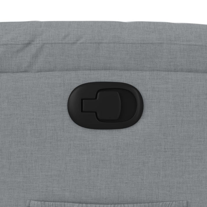 Poltrona reclinabile in tessuto grigio chiaro 3205720