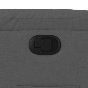 Poltrona reclinabile in tessuto grigio scuro 3205721