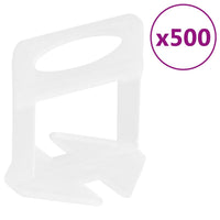 Sistema di Livellamento per Piastrelle 250 Cunei 500 Clip 1,5mm 155286