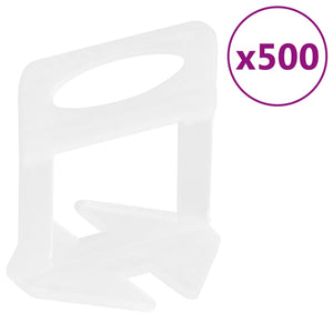 Sistema di Livellamento per Piastrelle 250 Cunei 500 Clip 1,5mm 155286