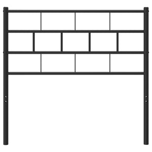 Testiera in Metallo Nero 75 cm 355685