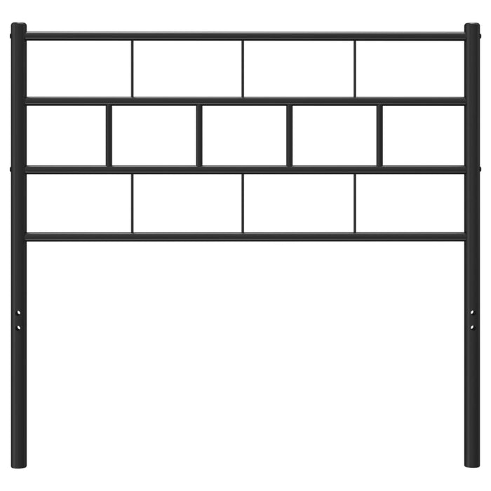 Testiera in Metallo Nero 75 cm 355685
