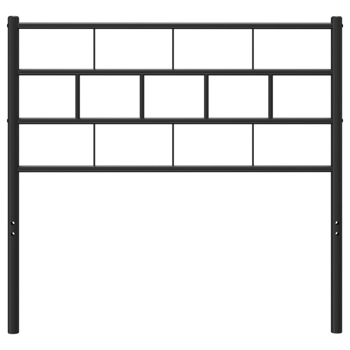 Testiera in Metallo Nero 107 cm 355689