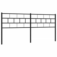 Testiera in Metallo Nero 160 cm 355694