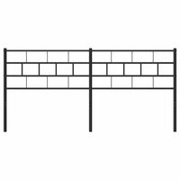 Testiera in Metallo Nero 193 cm 355696