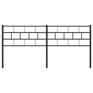 Testiera in Metallo Nero 200 cm 355697