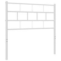 Testiera in Metallo Bianco 80 cm 355735