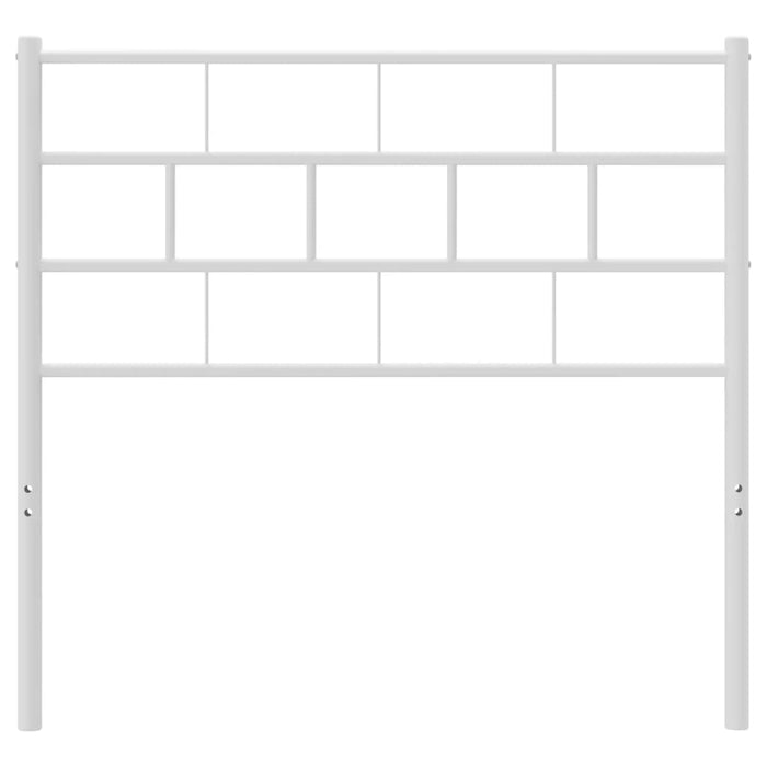 Testiera in Metallo Bianco 80 cm 355735