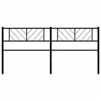 Testiera in Metallo Nero 200 cm 372217