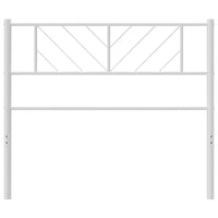 Testiera in Metallo Bianco 75 cm 372254