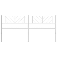 Testiera in Metallo Bianco 193 cm 372265