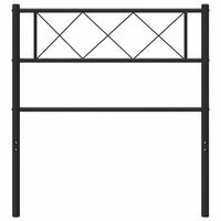 Testiera in Metallo Nero 100 cm 372306