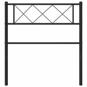 Testiera in Metallo Nero 100 cm 372306