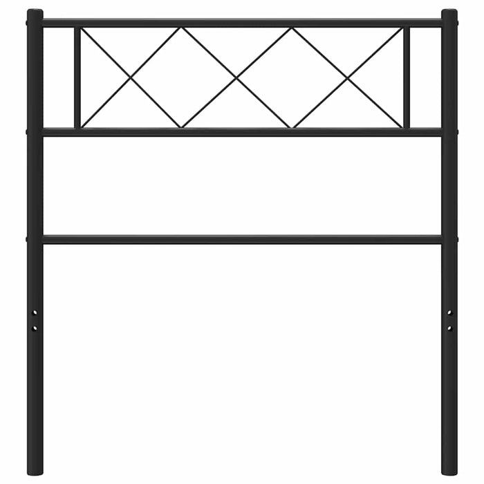 Testiera in Metallo Nero 100 cm 372306