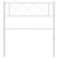 Testiera in Metallo Bianco 75 cm 372352