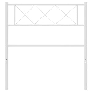 Testiera in Metallo Bianco 75 cm 372352