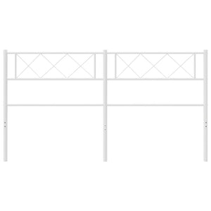 Testiera in Metallo Bianco 120 cm 372357