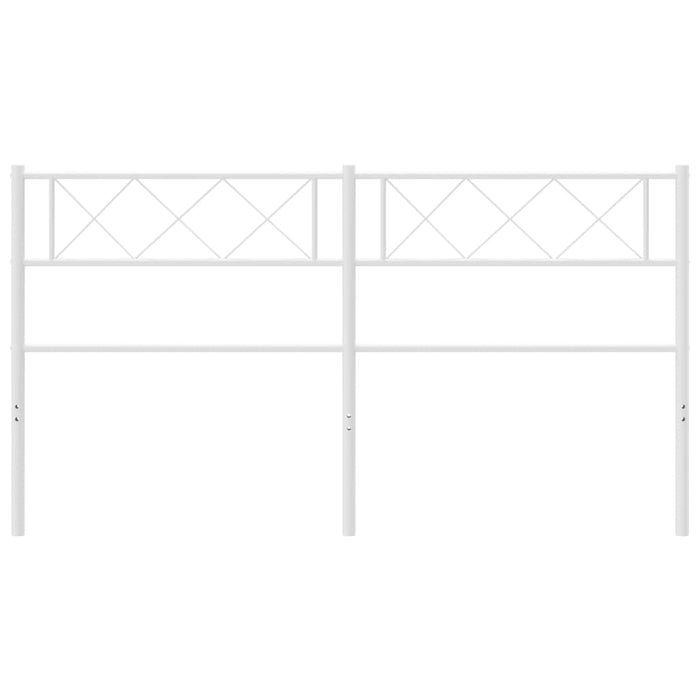 Testiera in Metallo Bianco 120 cm 372357