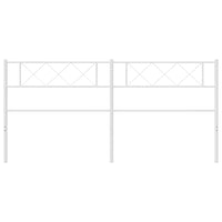 Testiera in Metallo Bianco 180 cm 372362