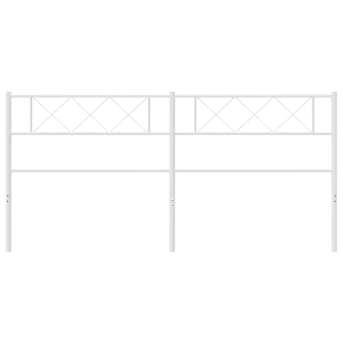 Testiera in Metallo Bianco 180 cm 372362