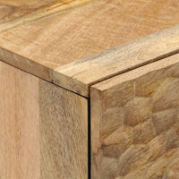 Credenze 2 pz 60x33x75 cm in Legno Massello di Mango 3206287