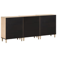 Credenze 3 pz 60x33x75 cm in Legno Massello di Mango 3206308