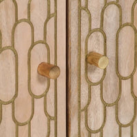 Credenze 3 pz 60x33x75 cm in Legno Massello di Mango 3206308