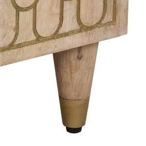 Credenze 3 pz 60x33x75 cm in Legno Massello di Mango 3206308