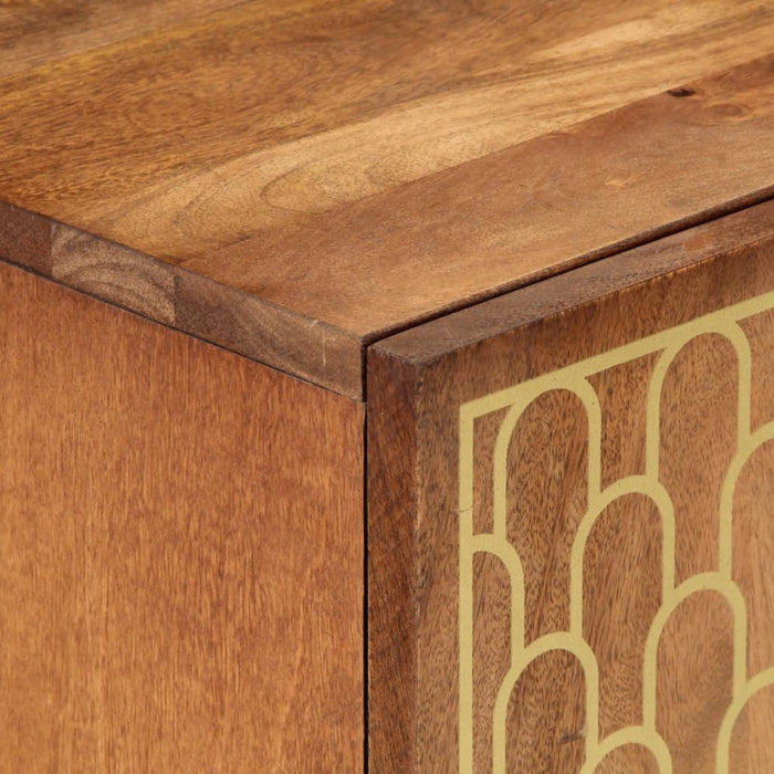 vidaXL Credenze 3 pz 60x33x75 cm in Legno Massello di Mango
